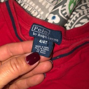 Loved polo v neck toddler